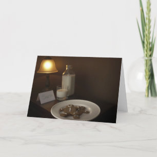 Gingerbread Cookies Santa Claus Holiday Card