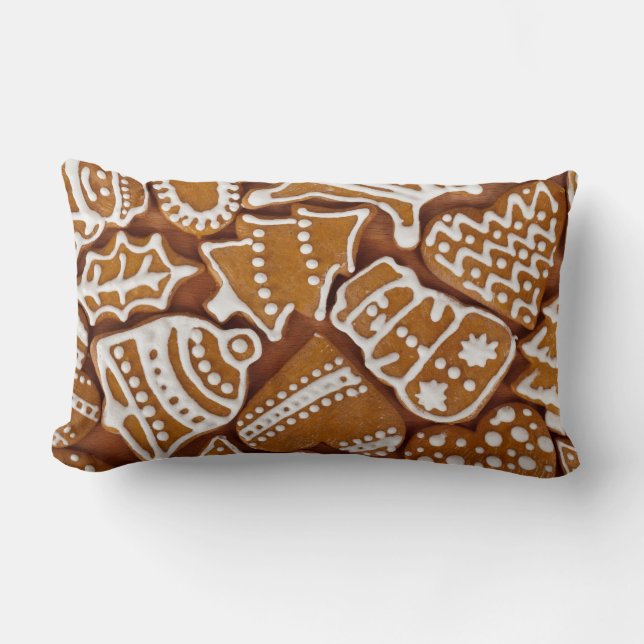 Gingerbread Cookies throw pillow (Front)