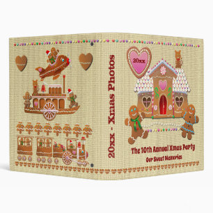 Gingerbread Cookies' Xmas Party Binder