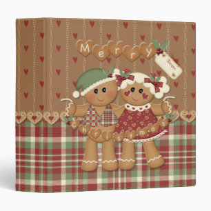 Gingerbread Country Christmas Binder
