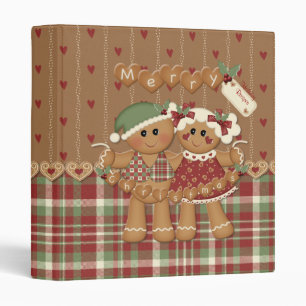 Gingerbread Country Christmas Binder