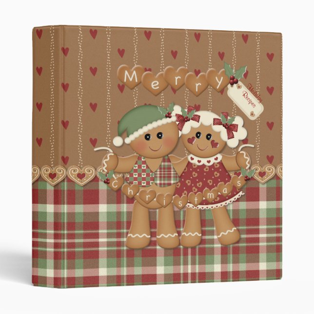Gingerbread Country Christmas Binder (Front/Spine)