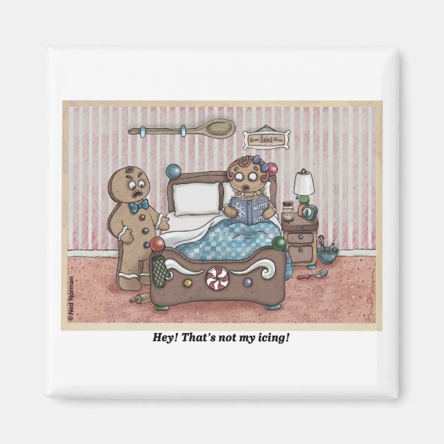 Gingerbread Couple Magnet (Front)