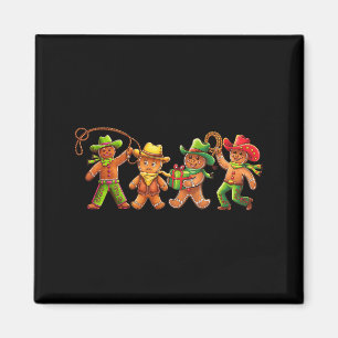 Gingerbread Cowboy Christmas Cookie Baker Western  Magnet