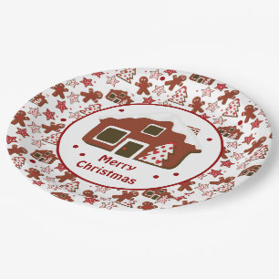 Gingerbread Custom  Paper Plate