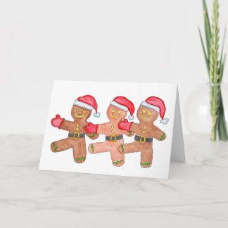 Gingerbread Dancers Thank You Card