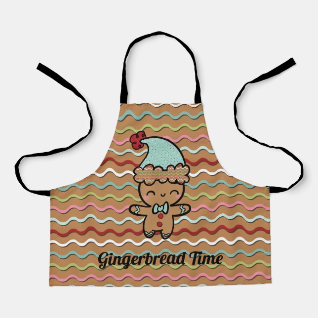 Gingerbread Design Apron (Front)