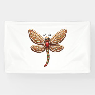 Gingerbread Dragonfly Banner