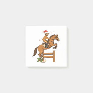 Gingerbread Equestrian Christmas 2026 Holiday Post-it Notes