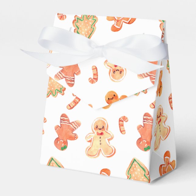 Gingerbread Favor Box (Front Side)