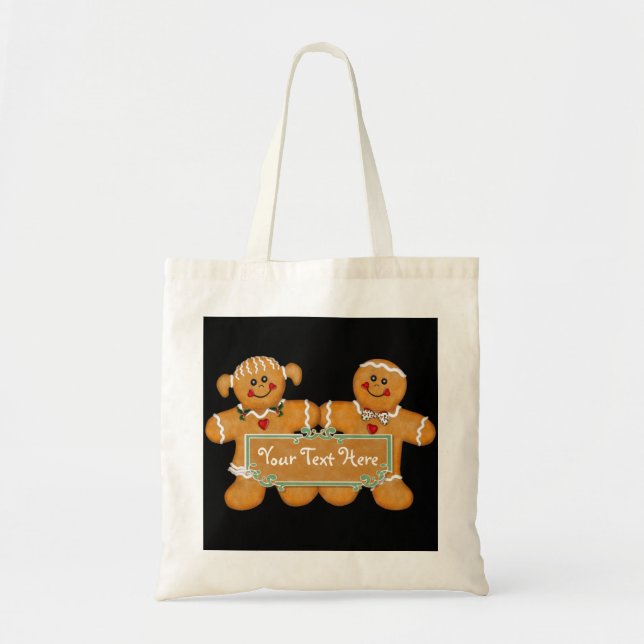 Gingerbread Fun Tote Bag (Front)
