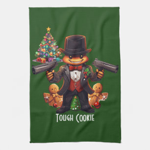 Gingerbread Gangster Kitchen Towel