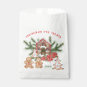 Gingerbread Girl Boy Candy Cane Christmas Favour Bag