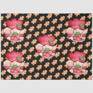Gingerbread Gnome Customize Colour Tissue Paper