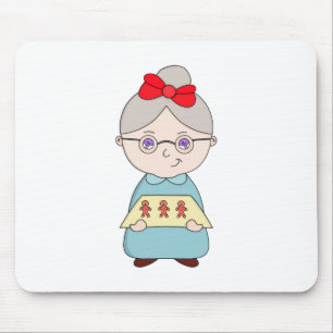 Gingerbread Grandma Mouse Pad