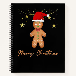 Gingerbread Greetings Christmas Notebook