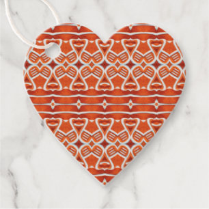 GINGERBREAD Heart Gift Tags