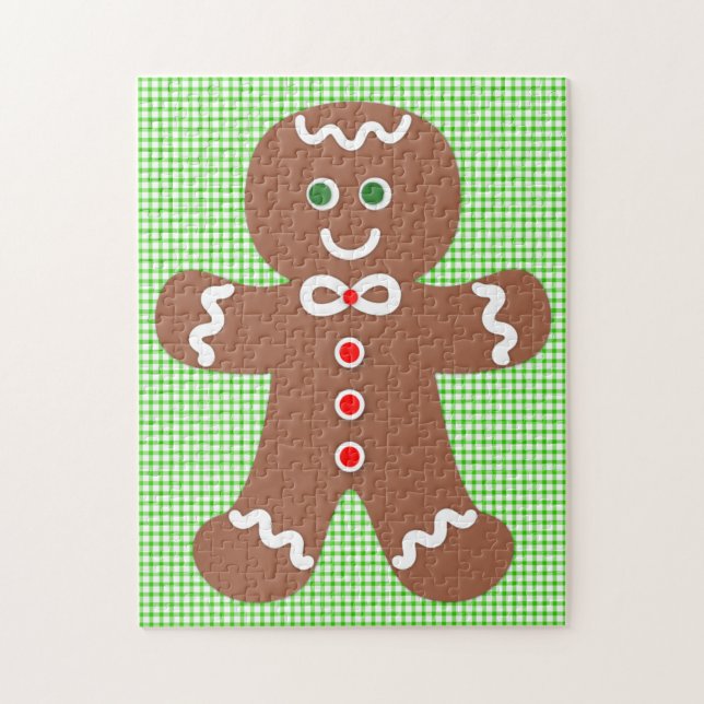 Gingerbread Holiday Boy Jigsaw Puzzle (Vertical)