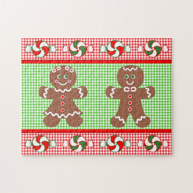 Gingerbread Holiday Jigsaw Puzzle (Horizontal)