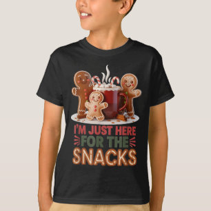 Gingerbread Holiday Snacks Funny Christmas T-Shirt