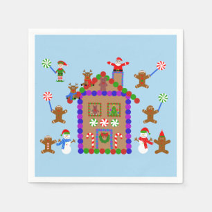 Gingerbread House #2 Napkins