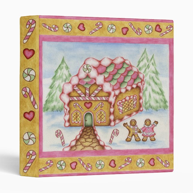 Gingerbread House Binder (Front/Spine)