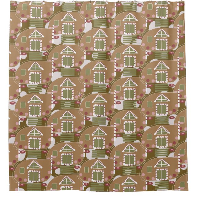 Gingerbread House Camper Pink   (Front)