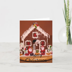 Gingerbread House Christmas Card