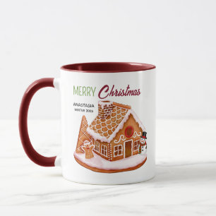 Gingerbread House Christmas Coffee Mug