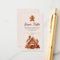 Gingerbread House Christmas Cookie Diaper Raffle