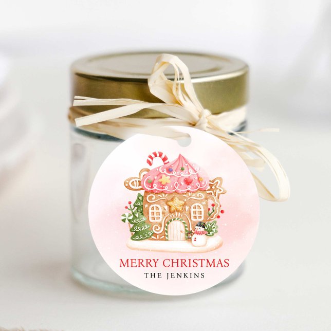 Gingerbread House Christmas Gift Favour Tags (Creator Uploaded)