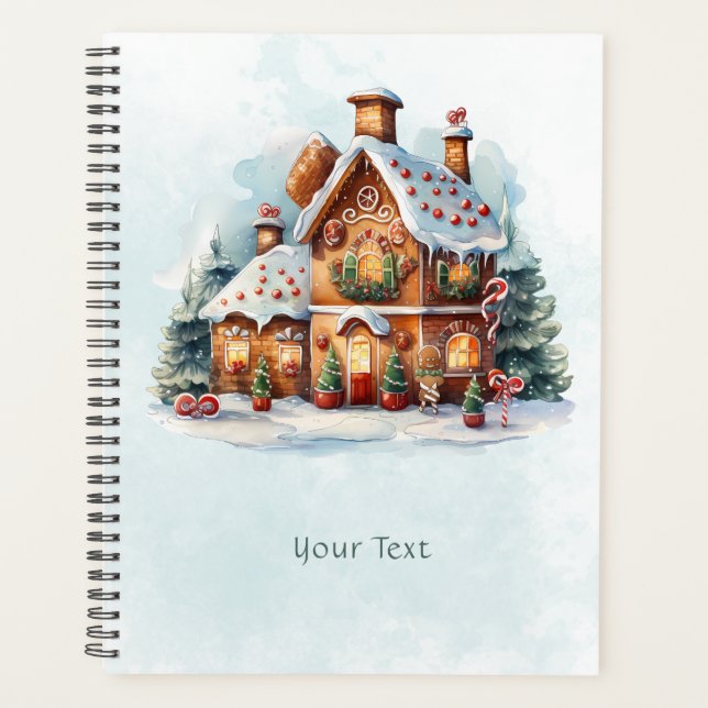 Gingerbread House Christmas Holiday Planner (Front)