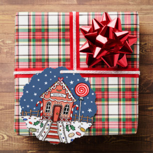Gingerbread House Christmas Ornament Card
