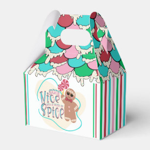 Gingerbread House Christmas Party Favour Box