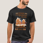 Gingerbread House Construction Crew Gingerbread T-Shirt<br><div class="desc">Gingerbread House Construction Crew Gingerbread.</div>