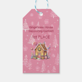 Gingerbread House Decorating Contest Gift Tags