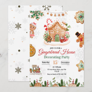 Gingerbread House Decorating Party Christmas 