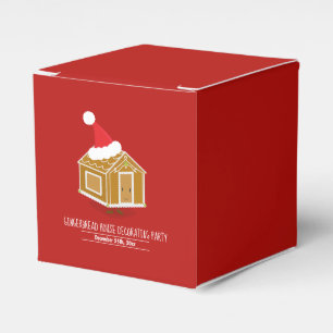 Gingerbread House Decorating Party Favour Box