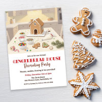 Gingerbread House Decorating Party