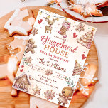 Gingerbread House Decorating Party Invitation<br><div class="desc">Gingerbread House Decorating Party Invitation</div>