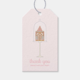 Gingerbread House Decorating Party Thank You Gift  Tags