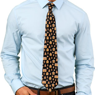 Gingerbread House, Gingerbread Christmas Tie
