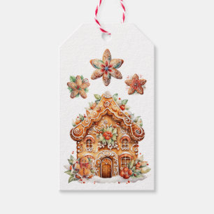 Gingerbread House Gingerbread Family Gift Tags