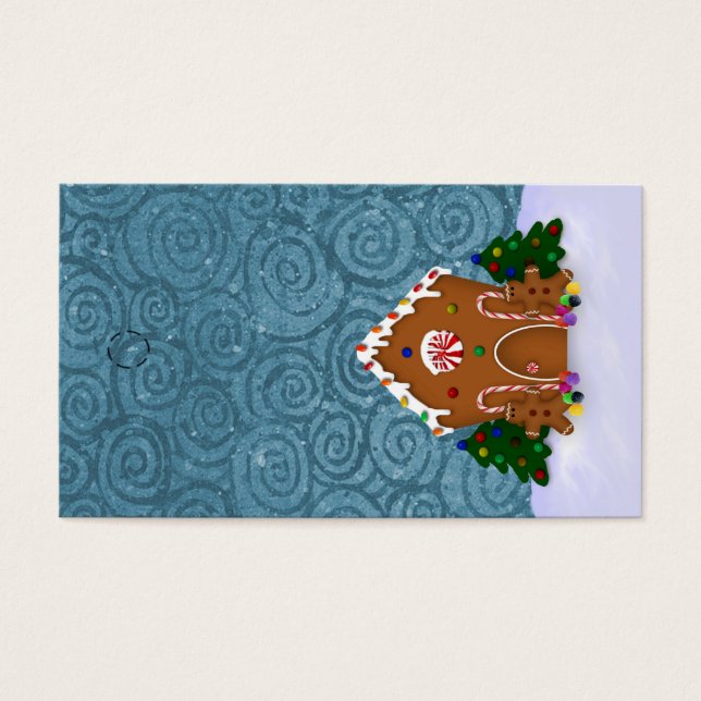 Gingerbread House Hang Tag (Front)