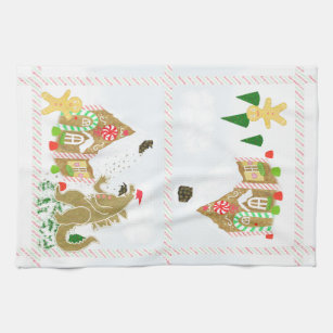 Gingerbread House Kitchen Towel