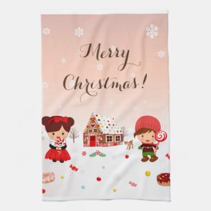 Gingerbread House Kitchen Towel