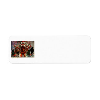 Gingerbread House Labels for Christmas
