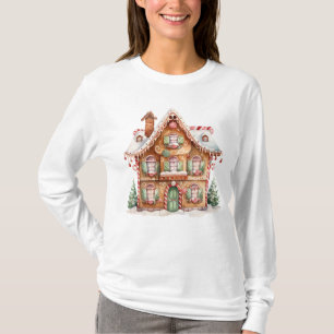 Gingerbread House Long Sleeve T-Shirt