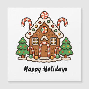 Gingerbread House Magnetic Card
