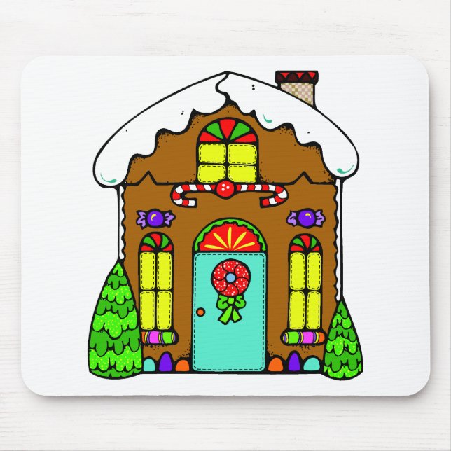Gingerbread House Mouse Pad (Front)